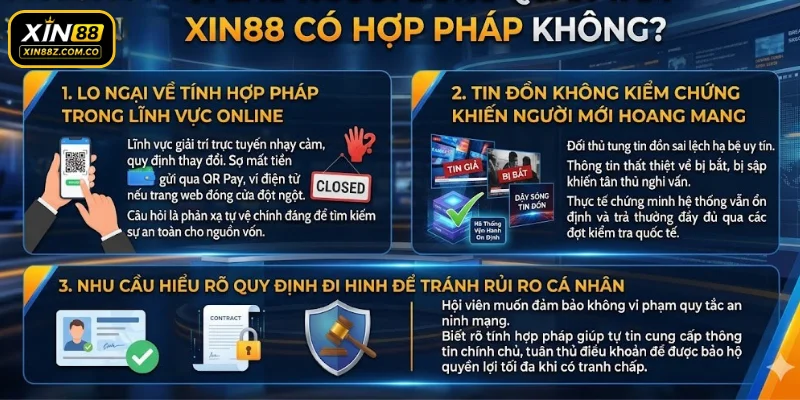 Nhiều người chơi quan tâm XIN88 hợp pháp không